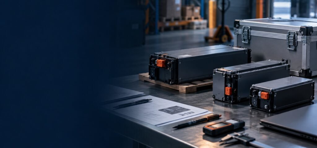 Lithium-ion battery modules and technical specifications prepared for a Watt-hour data review